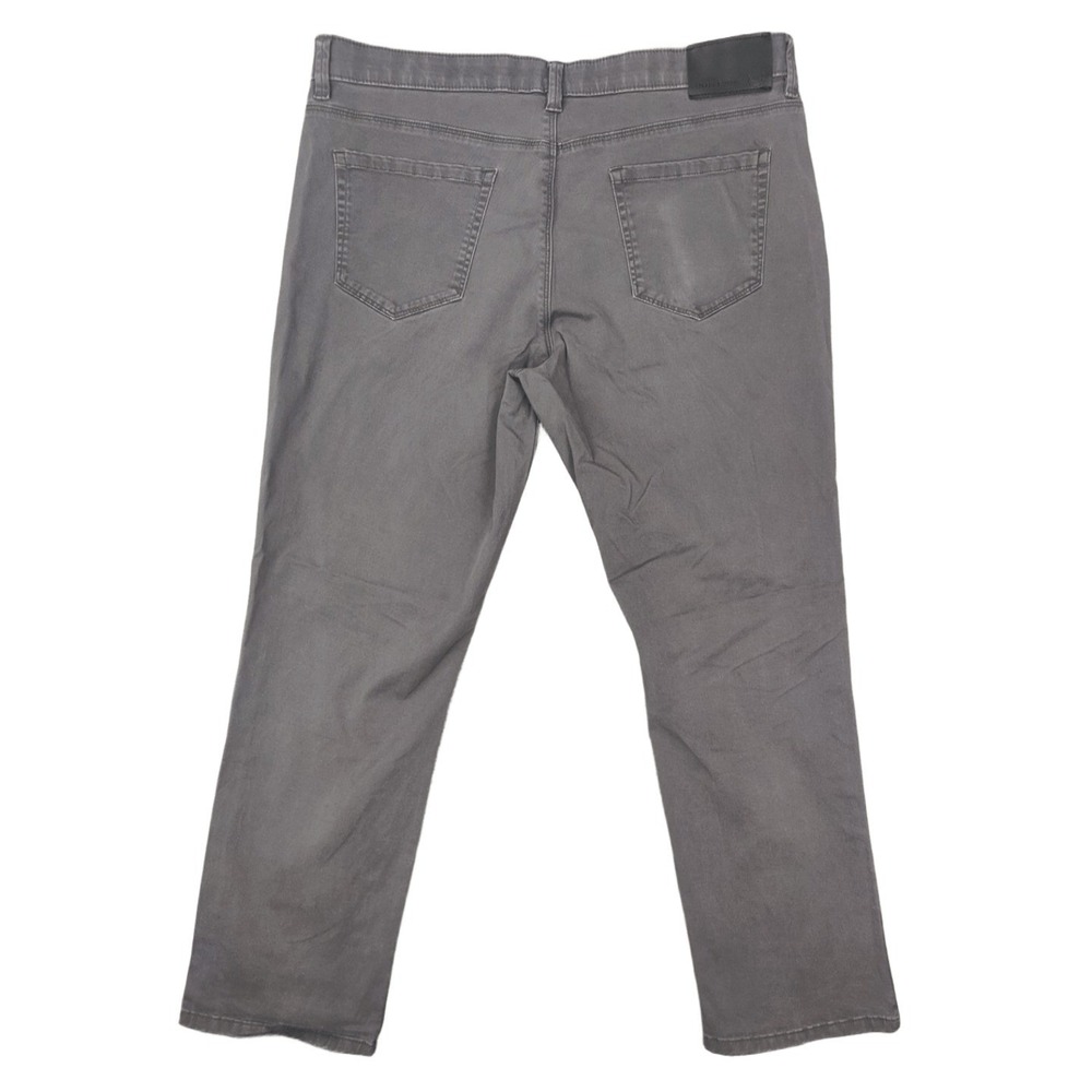 English Laundry Mens 36x29 Straight Fit Gray Stretch Chinos Pants Casual - Picture 2 of 13